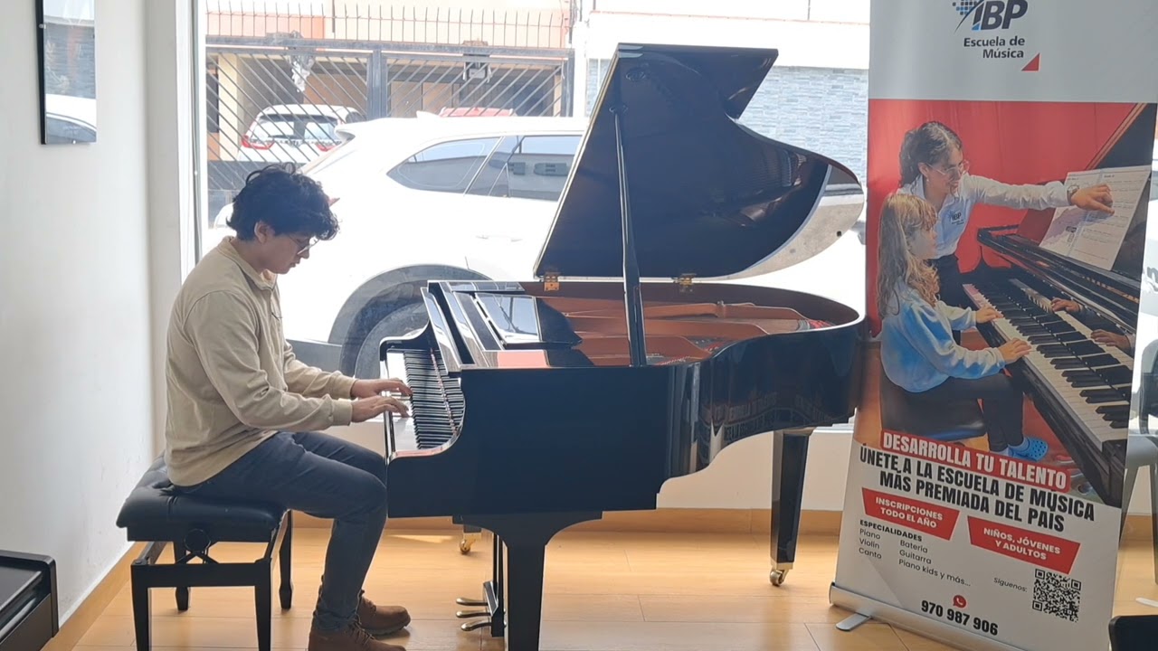 Playing piano